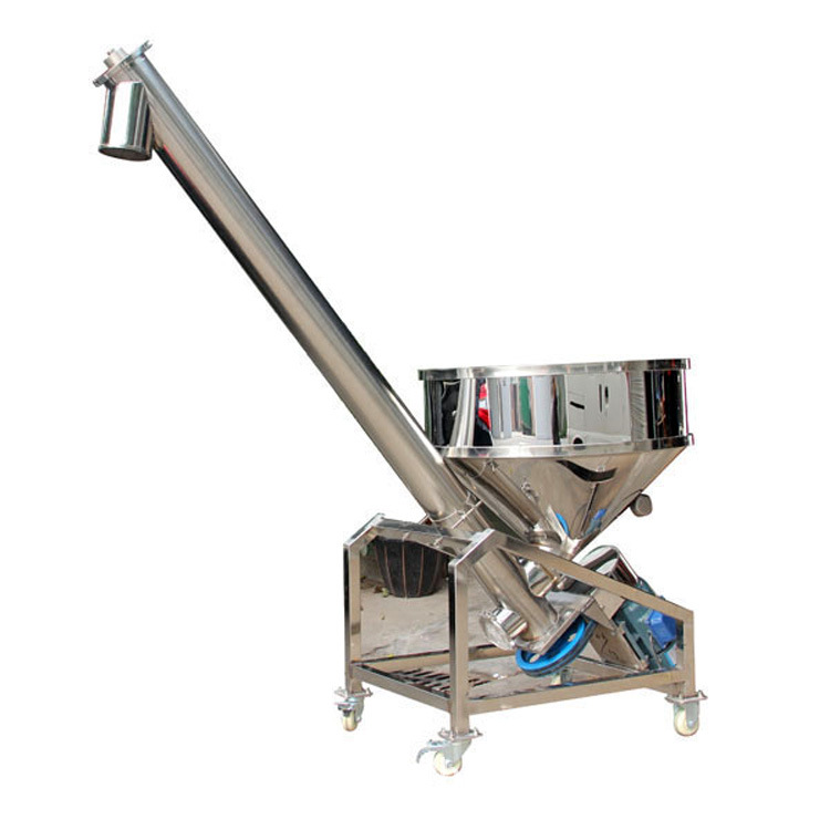 不銹鋼上料螺旋提升機 不銹鋼上料螺旋提升機